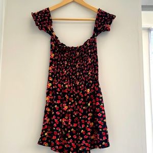Design Lab Floral Romper jumpsuit